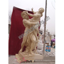 Escultura de mármol estatua antigua escultura tallada piedra para decoración de jardín (SY-X1191)